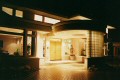 Marine Drive House (Coast AG): front entry at night